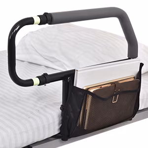 最大300ポンドまでサポートします。 収納バッグ付きベッド安全グラブバー安全レール。 特許取得済みの固定ストラップを備えたスタビライザー。