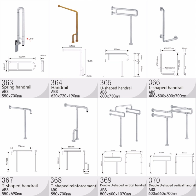 Adjustable Bed Rail Bedroom Aids Steel Frame Assist Handle Stable Bed Grab Rail for Elderly