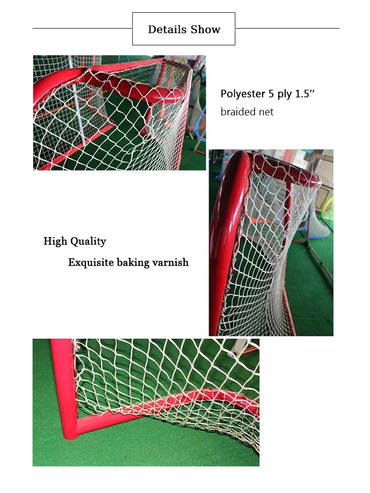 Portable Hockey Game Professional Goal Sport Goal with Polyester Net