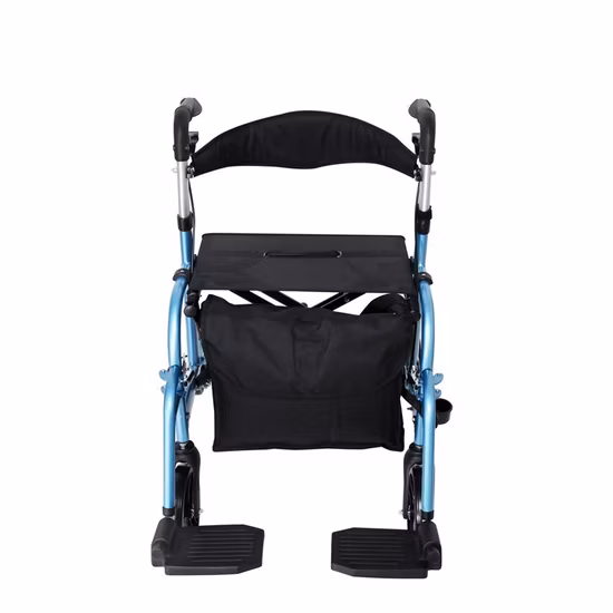 Upright Walker Rollator Foldable Frame Walking Aids